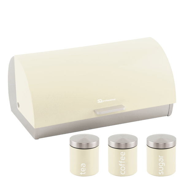 SQProfessionalLtd SQ Professional Dainty Roll Top Bread Bin and